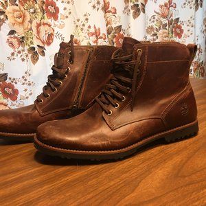 Timberland Leather Kendrick Side Zip Boots, Men's US 9
